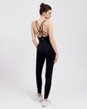  Bộ tập Yoga Gym Jumpsuit Hibi Sports J605 kiểu dây đan chéo, kèm mút ngực, chất vải cao cấp Lu Fabric 