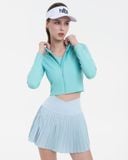  Áo Khoác Thể Thao Nữ Hibi Sports JA101 - Kiểu Tay Dài Có Khóa Kéo, Form Ôm Dáng 