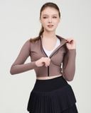  Áo khoác thể thao nữ Hibi Sports JA102, Kiểu ôm dáng 