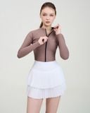  Áo khoác thể thao nữ Hibi Sports JA102, Kiểu ôm dáng 