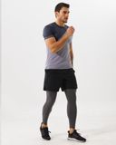  Quần Leggings Tập Gym Cho Nam Hibi Sports M106 - Loại Dài Có 1 Túi Hông 