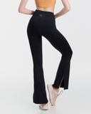  Quần Ống Loe Tập Yoga Gym Hibi Sports QD321 Kiểu Xẻ Tà, Chất Vải Lu Fabric 