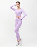  Quần Dài Tập Yoga Gym Hibi Sports QD322 Kiểu Lưng Cao Tôn Dáng 