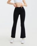  Quần ống loe tập Yoga Gym Hibi Sports QD324 kiểu trơn phối đường nâng mông, chất vải cao cấp Lu Fabric 