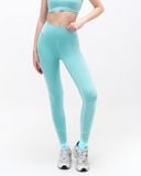  Quần dài tập Yoga Gym Hibi Sports QD326 kiểu trơn phối đường nâng mông, lưng cao tôn dáng 