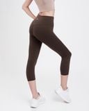  Quần Lửng Tập Yoga Gym Luxury Hibi Sports QL405 Kiểu Trơn, Lưng Cao Tôn Dáng, Chất Vải Cao Cấp Hi Fabric 
