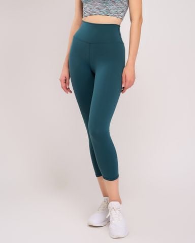  Quần Lửng Tập Yoga Gym Luxury Hibi Sports QL405 Kiểu Trơn, Lưng Cao Tôn Dáng, Chất Vải Cao Cấp Hi Fabric 