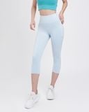  Quần Lửng Tập Yoga Gym Luxury Hibi Sports QL406 Kiểu Lưng Cao Có Túi 