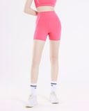  Quần đùi tập Yoga Gym Hibi Sports QS208 Kiểu phối viền trắng, lưng cao tôn dáng 