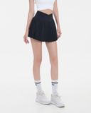  Váy Thể Thao Hibi Sports SK004, Kiểu Lưng Chéo Xếp Ly, Chất Vải Xi x Lu Fabric Cao Cấp 