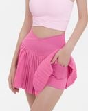  Váy Thể Thao Hibi Sports SK004, Kiểu Lưng Chéo Xếp Ly, Chất Vải Xi x Lu Fabric Cao Cấp 