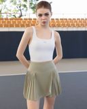  Váy thể thao Hibi Sports SK005, Kiểu xếp ly 2 tà phối chéo, chất vải xi cao cấp 