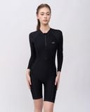  Đồ Bơi Liền Thân Hibi Sports SS004 - Kiểu Tay Dài Có Khóa Kéo, Kèm Mút 