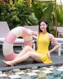  Váy bơi nữ Hibi Sports SS011 - Dáng xòe, kèm quần bảo hộ 