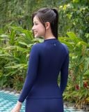  Áo bơi nữ Hibi Sports SS008 - Kiểu tay dài có khoá kéo, kèm mút 