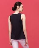  Áo Tank Tập Yoga - Gym Kiểu Xẻ Tà Cột Trước Hibi Sports TA708 - Mặc Ngoài Áo Bra 