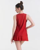  Áo Tank Tập Yoga - Gym Kiểu Xẻ Tà Cột Trước Hibi Sports TA708 - Mặc Ngoài Áo Bra 