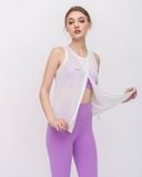  Áo Tank Tập Yoga - Gym Kiểu Xẻ Tà Cột Trước Hibi Sports TA708 - Mặc Ngoài Áo Bra 