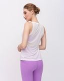  Áo Tank Tập Yoga - Gym Kiểu Xẻ Tà Cột Trước Hibi Sports TA708 - Mặc Ngoài Áo Bra 