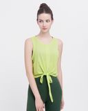  Áo Tank Tập Yoga - Gym Kiểu Croptop Cột Dây Trước Hibi Sports TA711 - Mặc Ngoài Áo Bra 