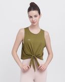  Áo Tank Tập Yoga - Gym Kiểu Croptop Cột Dây Trước Hibi Sports TA711 - Mặc Ngoài Áo Bra 