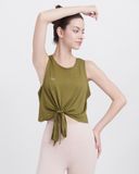  Áo Tank Tập Yoga - Gym Kiểu Croptop Cột Dây Trước Hibi Sports TA711 - Mặc Ngoài Áo Bra 