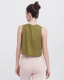  Áo Tank Tập Yoga - Gym Kiểu Croptop Cột Dây Trước Hibi Sports TA711 - Mặc Ngoài Áo Bra 