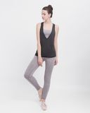  Áo Tank Tập Yoga - Gym Kiểu Cổ Tim Hibi Sports TA714 - Mặc Ngoài Áo Bra 