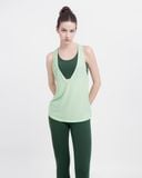  Áo Tank Tập Yoga - Gym Kiểu Cổ Tim Hibi Sports TA714 - Mặc Ngoài Áo Bra 