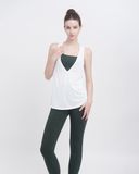  Áo Tank Tập Yoga - Gym Kiểu Cổ Tim Hibi Sports TA714 - Mặc Ngoài Áo Bra 