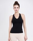  Áo Ba Lỗ Thể Thao Nữ Tập Yoga Gym Hibi Sports TS001 Kiểu Cổ Tim, Kèm Mút 