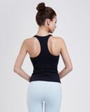  Áo Ba Lỗ Thể Thao Nữ Tập Yoga Gym Hibi Sports TS001 Kiểu Cổ Tim, Kèm Mút 