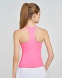  Áo Ba Lỗ Thể Thao Nữ Tập Yoga Gym Hibi Sports TS001 Kiểu Cổ Tim, Kèm Mút 