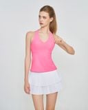  Áo Ba Lỗ Thể Thao Nữ Tập Yoga Gym Hibi Sports TS001 Kiểu Cổ Tim, Kèm Mút 