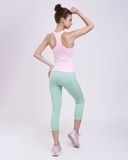  Quần Lửng Tập Yoga Gym Luxury Hibi Sports QL406 Kiểu Lưng Cao Có Túi 