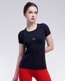  Áo Thun T-Shirt Nữ Tập Yoga Gym Hibi Sports TS002 Kiểu 1 Lớp Phủ Bụng 