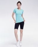  Áo Thun T-Shirt Nữ Tập Yoga Gym Hibi Sports TS002 Kiểu 1 Lớp Phủ Bụng 