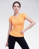  Áo Thun Thể Thao Nữ Tập Yoga Gym Hibi Sports TS003 Kiểu 2 Lớp, Kèm Mút 