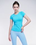  Áo Thun Thể Thao Nữ Tập Yoga Gym Hibi Sports TS003 Kiểu 2 Lớp, Kèm Mút 