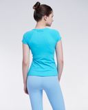  Áo Thun Thể Thao Nữ Tập Yoga Gym Hibi Sports TS003 Kiểu 2 Lớp, Kèm Mút 