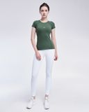  Áo Thun Thể Thao Nữ Tập Yoga Gym Hibi Sports TS003 Kiểu 2 Lớp, Kèm Mút 