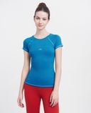  Áo Thun Thể Thao Nữ Tập Yoga Gym Hibi Sports TS004 Kiểu Có Tay 1 Lớp 