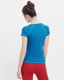  Áo Thun Thể Thao Nữ Tập Yoga Gym Hibi Sports TS004 Kiểu Có Tay 1 Lớp 