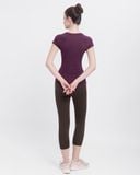  Áo Thun Thể Thao Nữ Tập Yoga Gym Hibi Sports TS004 Kiểu Có Tay 1 Lớp 