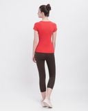  Áo Thun Thể Thao Nữ Tập Yoga Gym Hibi Sports TS004 Kiểu Có Tay 1 Lớp 