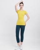  Áo Thun Thể Thao Nữ Tập Yoga Gym Hibi Sports TS004 Kiểu Có Tay 1 Lớp 