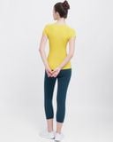  Áo Thun Thể Thao Nữ Tập Yoga Gym Hibi Sports TS004 Kiểu Có Tay 1 Lớp 
