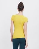  Áo Thun Thể Thao Nữ Tập Yoga Gym Hibi Sports TS004 Kiểu Có Tay 1 Lớp 