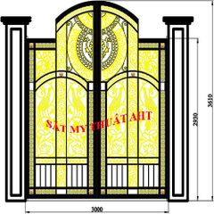 CỬA SẮT MỸ THUẬT CC-192