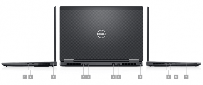 Dell Precision 7730, i7 8750H, Ram 32Gb, SSD 512Gb, VGA P3200 6Gb, LCD 17.3' FHD, WIN 10 OEM, Máy cũ
